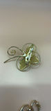 Gold Flower Necklace, Pin And Clip On Earrings - thumbnail 5 of 12