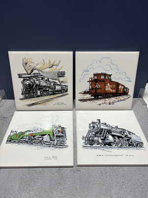 Train Ceramic Tiles - Image 1 of 6
