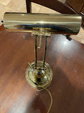 Vintage Brass Banker’s Lamp - thumbnail 1 of 5