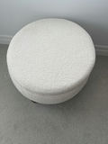 White Storage Pouf - thumbnail 1 of 6