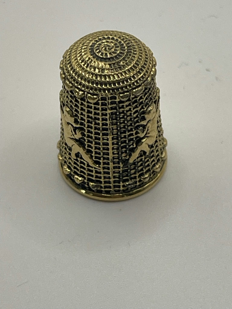 Franklin Mint Victorian Jeweled Sterling Silver Thimbles lot - image 6 of 25