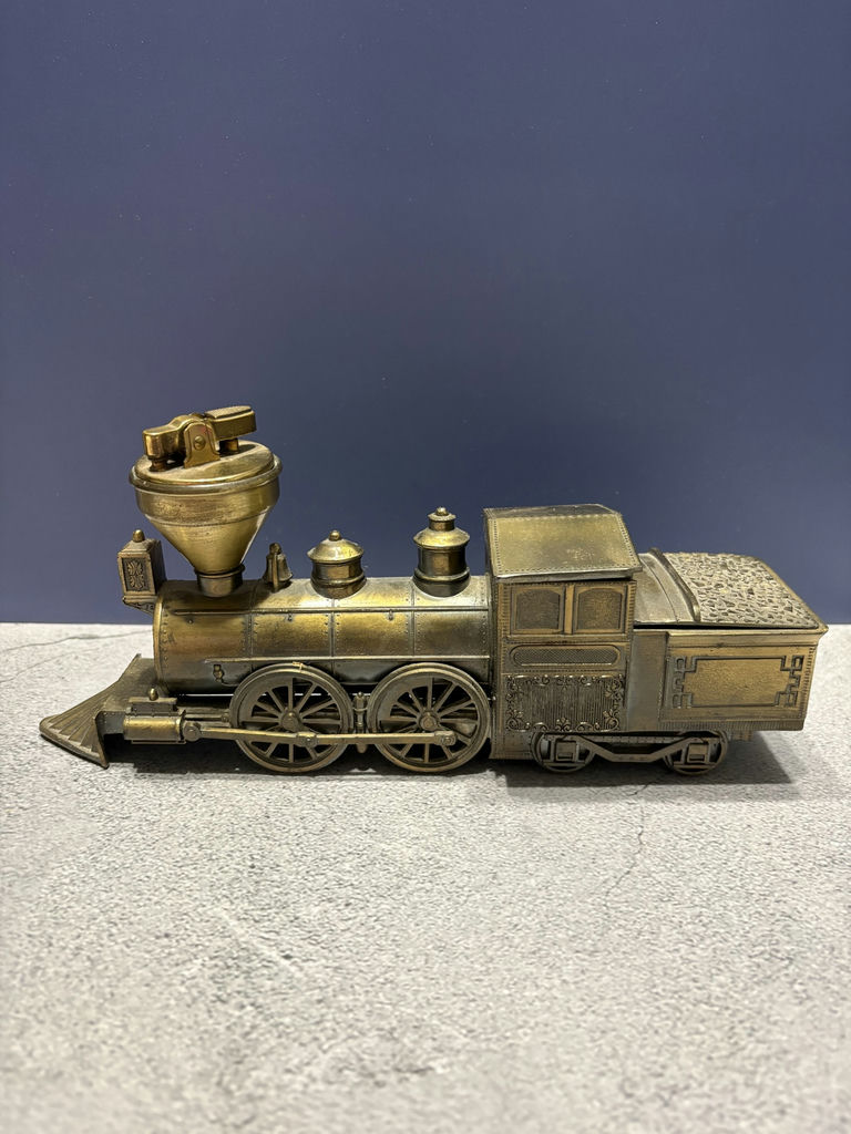 Brass Trains And Toothpick Holder - image 6 of 15