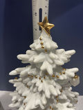 White Ceramic Christmas Tree and Nutcracker Arch Figurine - thumbnail 2 of 9