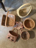 Assorted woven wicker baskets and containers - thumbnail 21 of 21