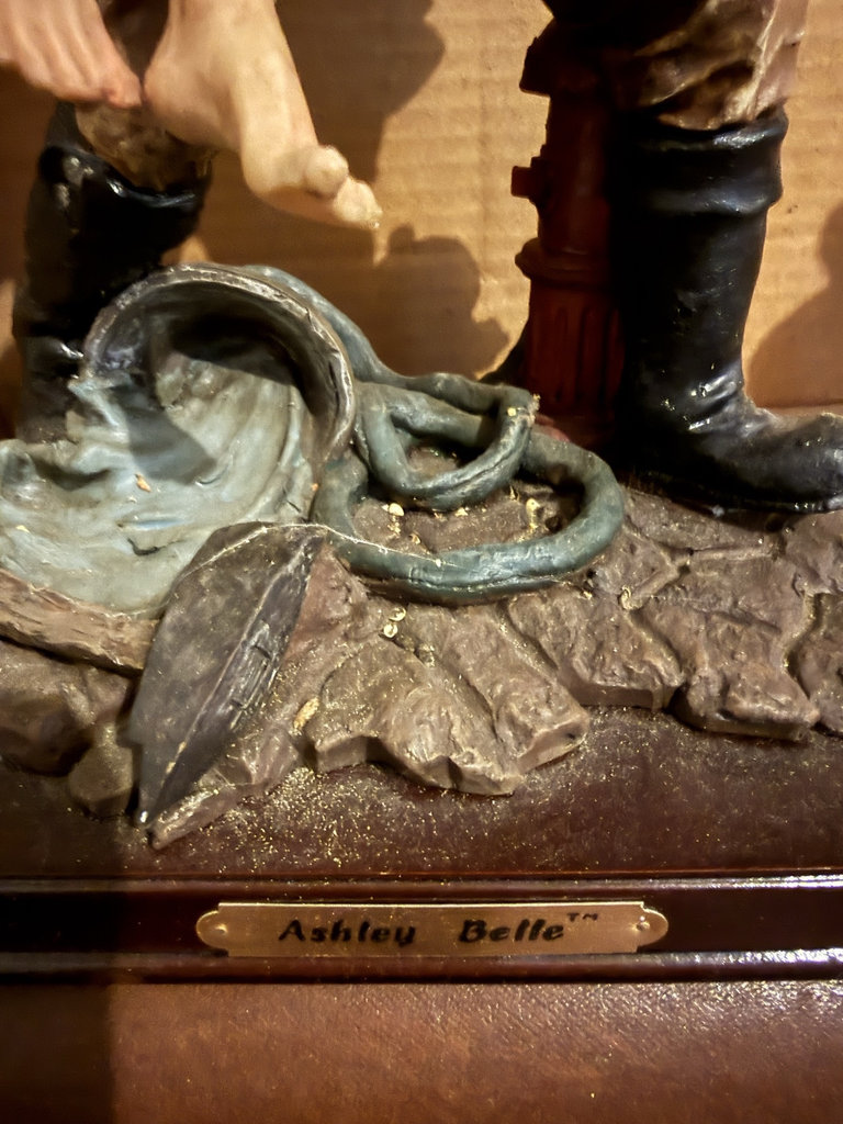 Firefighter figurines collection (Ashley Belle statue and World's Best Fireman figure) - image 3 of 6