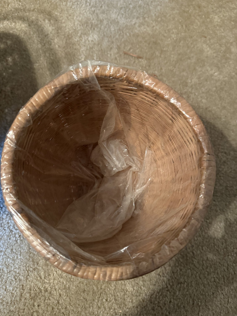 Assorted woven wicker baskets and containers - image 12 of 21