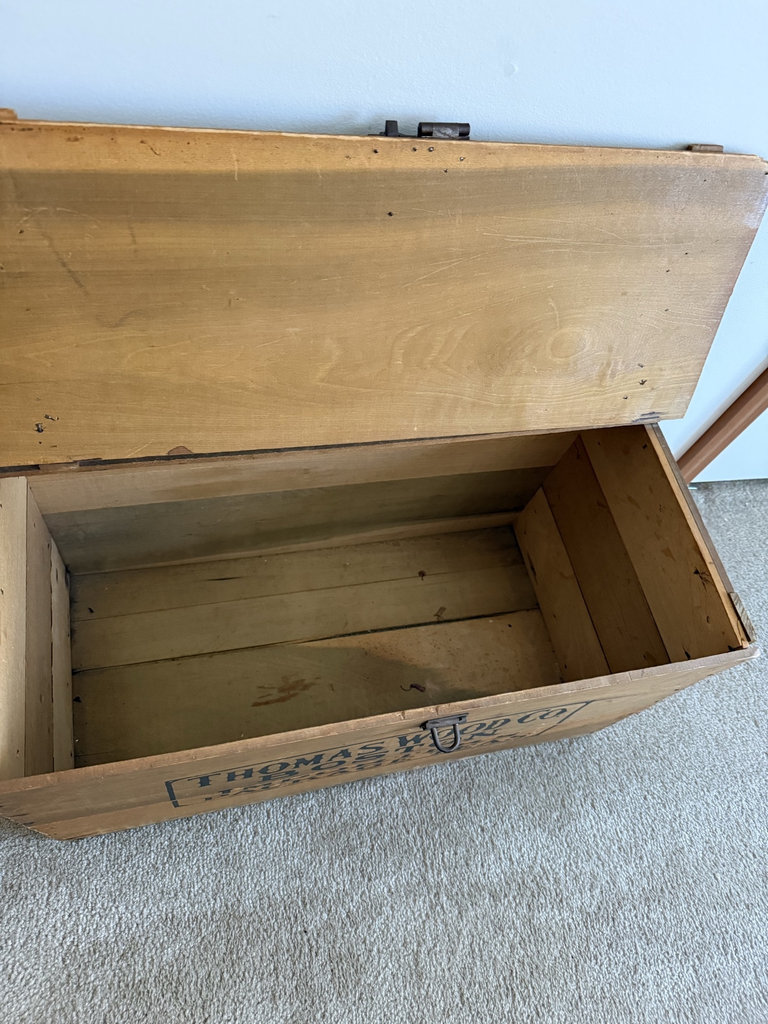Vintage wooden crate - image 2 of 4
