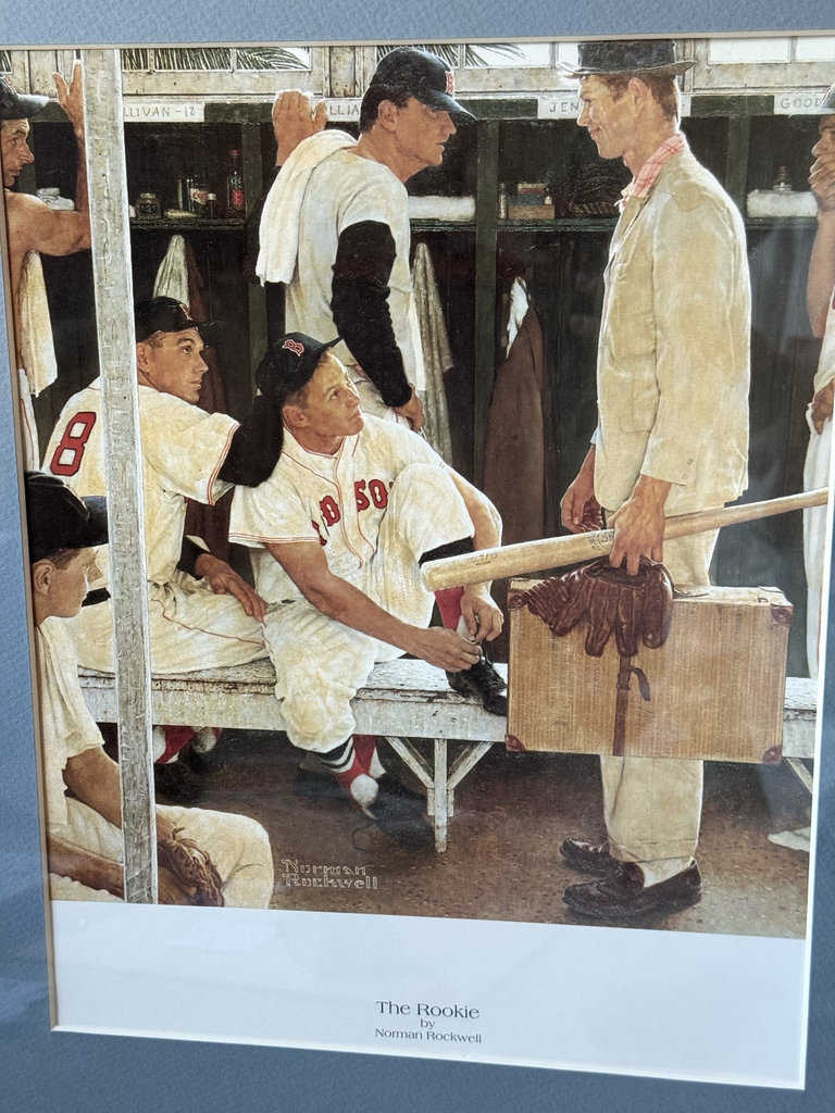 Framed Norman Rockwell Print: The Rookie - image 2 of 5