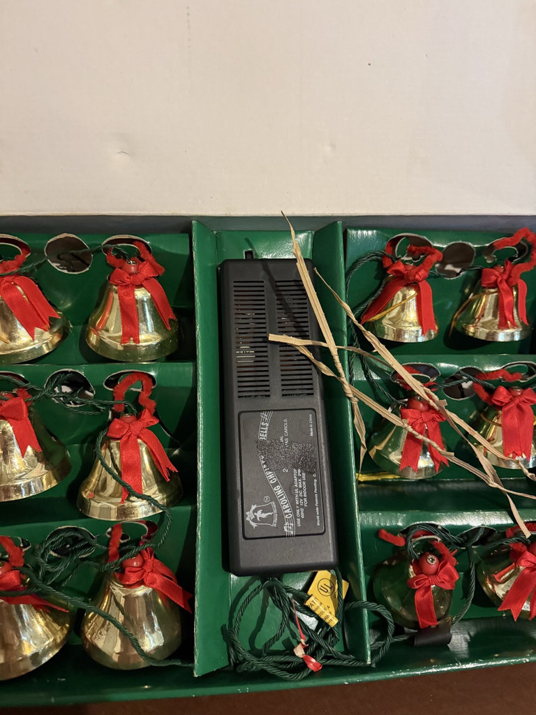 Caroling Christmas Bells decorative bell set with power unit - image 3 of 4