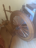 Wooden spinning wheel - thumbnail 1 of 3