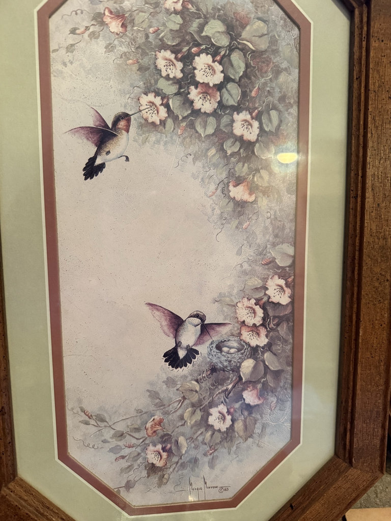 Bird-themed wall art and clocks - image 5 of 8