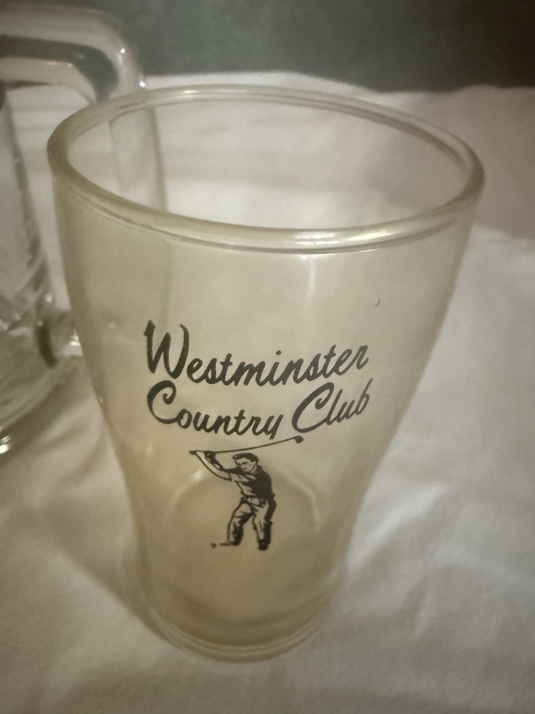 Assorted etched glass drinkingware - image 7 of 9