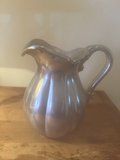 Queen Anne silver-plated pitcher with tray and candlesticks - thumbnail 4 of 7