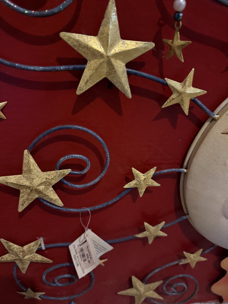 Sun and Moon Metal Wall Art with Stars - image 2 of 3