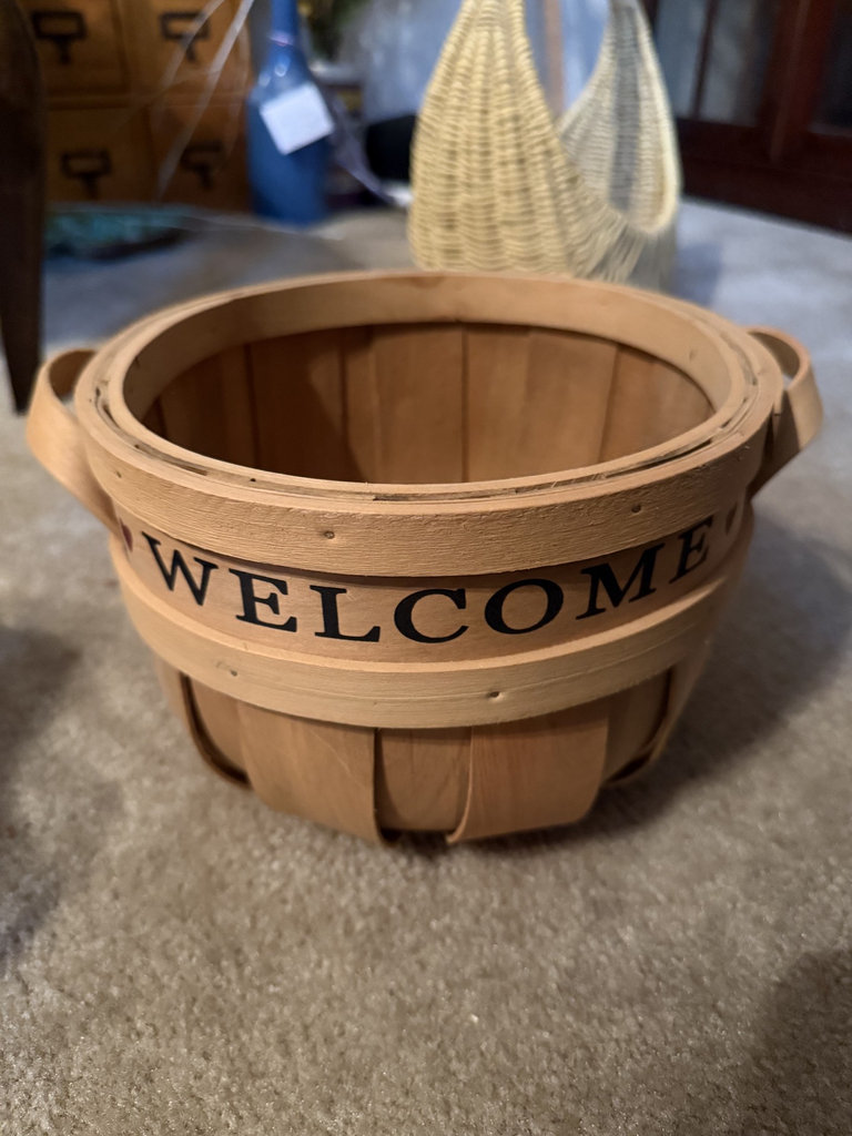Assorted woven wicker baskets and containers - image 13 of 21