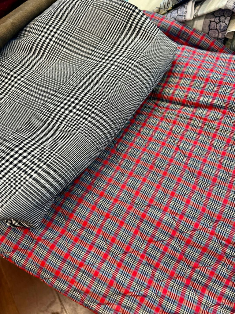 Thick & Heavy Fabric and Pink Lightweight Fabric - image 2 of 9