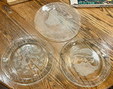 3 Anchor Hocking & Smith Glass Christmas Platters - thumbnail 1 of 2