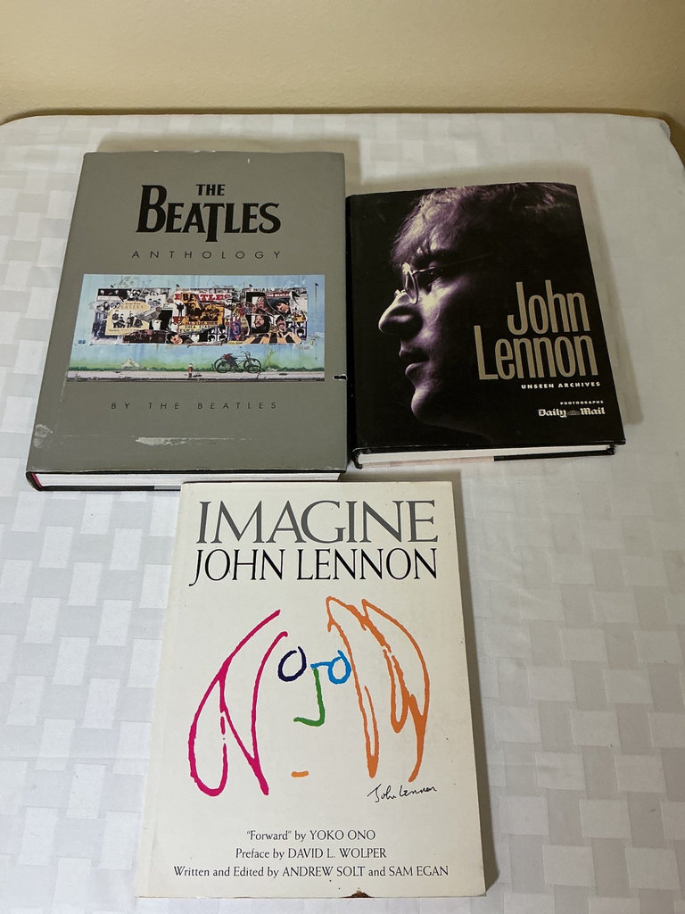 Beatles, Lennon, and Dylan music book collection  - image 1 of 3