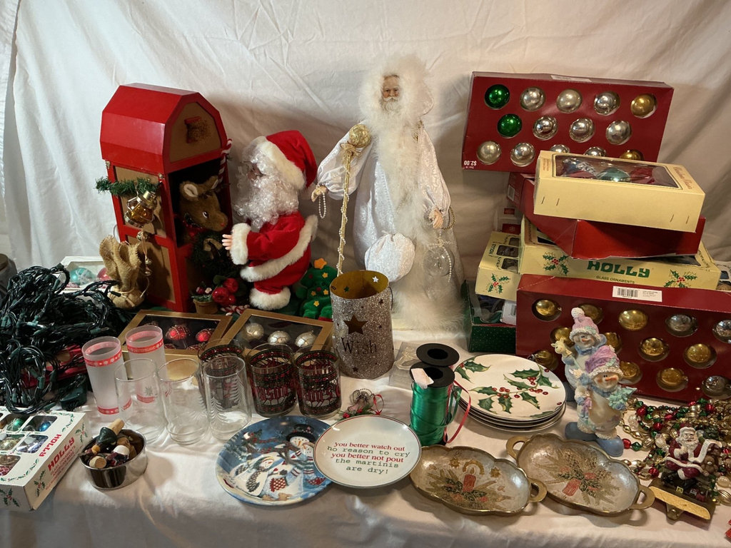 Assorted Christmas Decorations and Ornaments - image 1 of 12