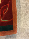 Multicolor wool area rug, matching runner, Nourison - thumbnail 9 of 11