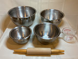Stainless steel mixing bowls, baking - thumbnail 2 of 4