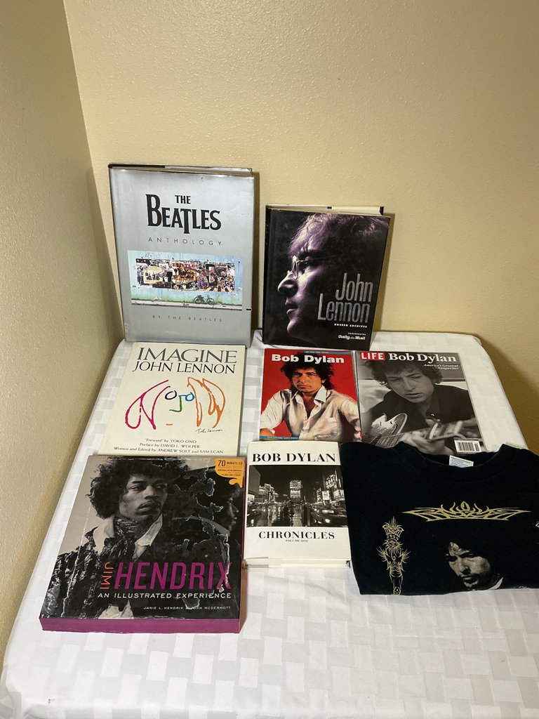 Beatles, Lennon, and Dylan music book collection  - image 3 of 3
