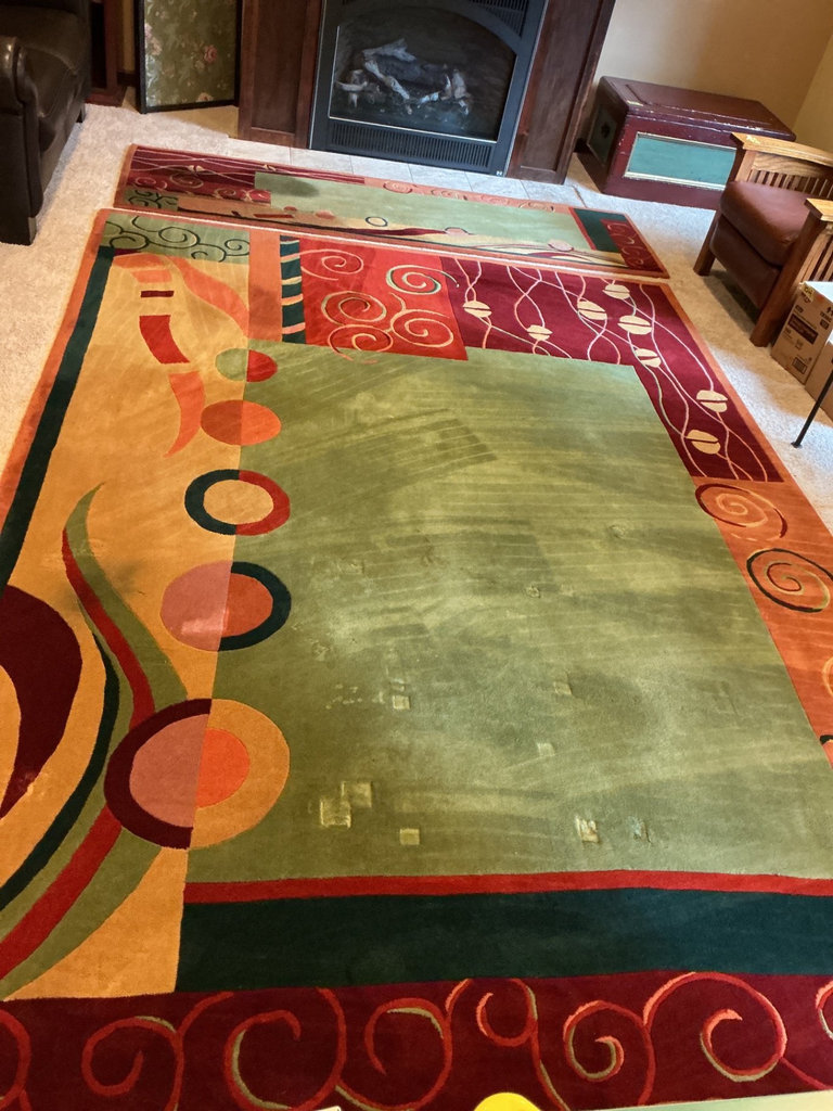 Multicolor wool area rug, matching runner, Nourison - image 2 of 11