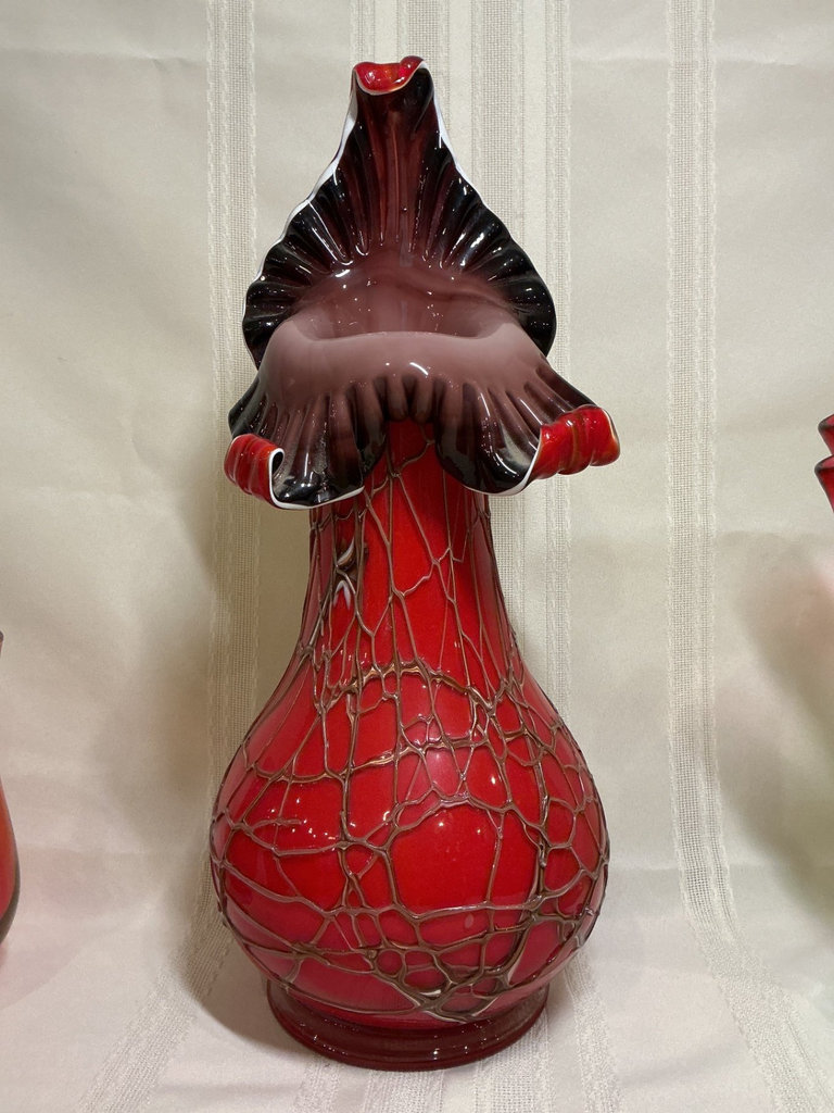 Art glass vases.  - image 1 of 6