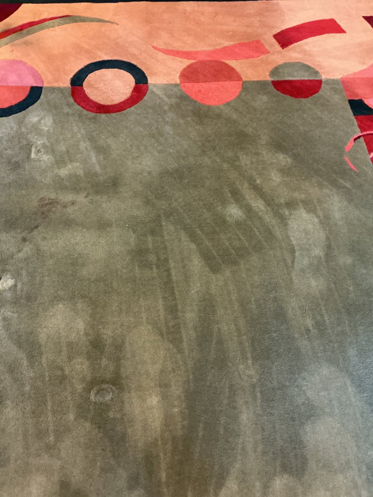 Multicolor wool area rug, matching runner, Nourison - image 8 of 11