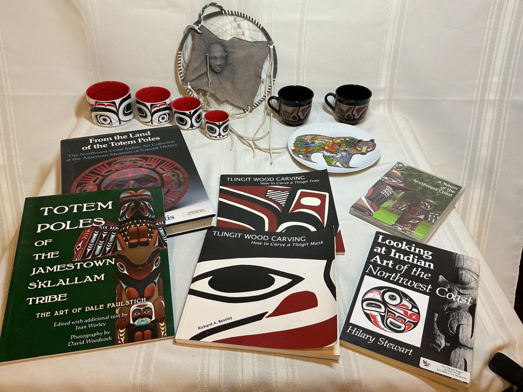 Northwest Coast Indigenous Art Books and Totem Pole Themed Tableware - image 1 of 8