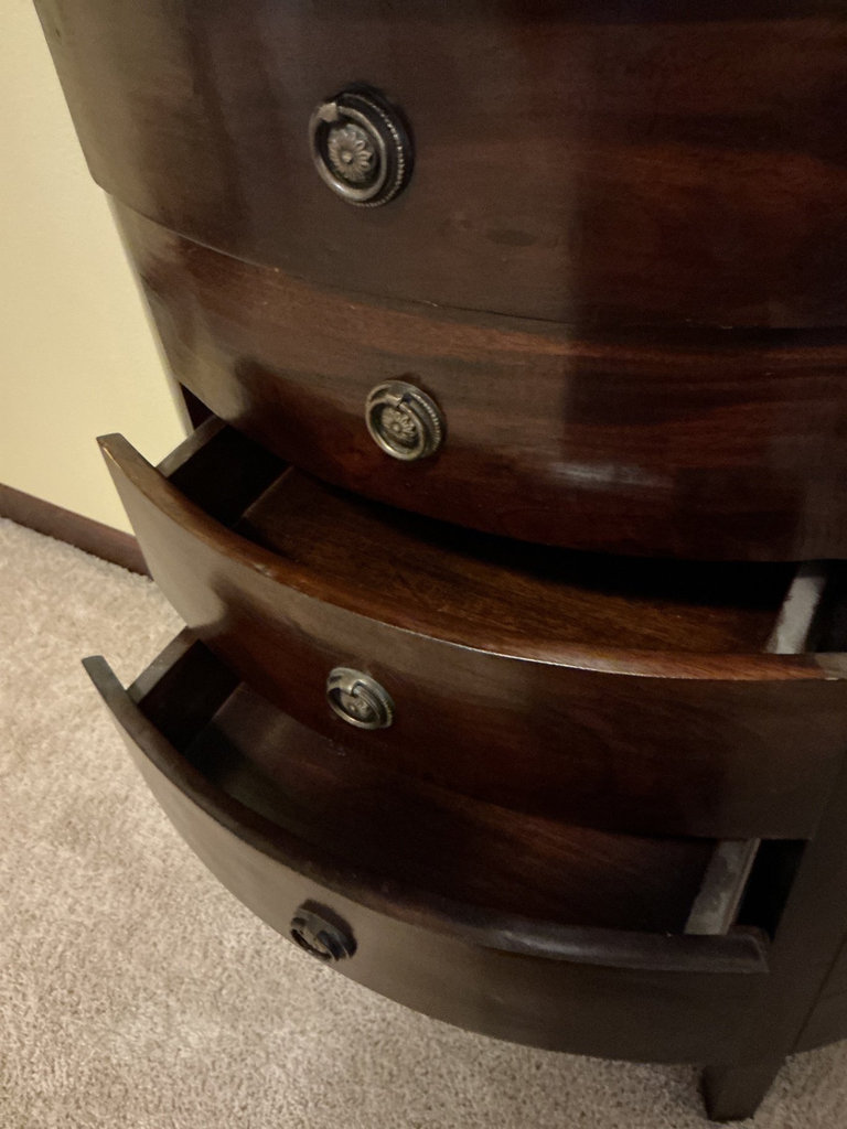 Bow-front Chest of Drawers - image 4 of 7