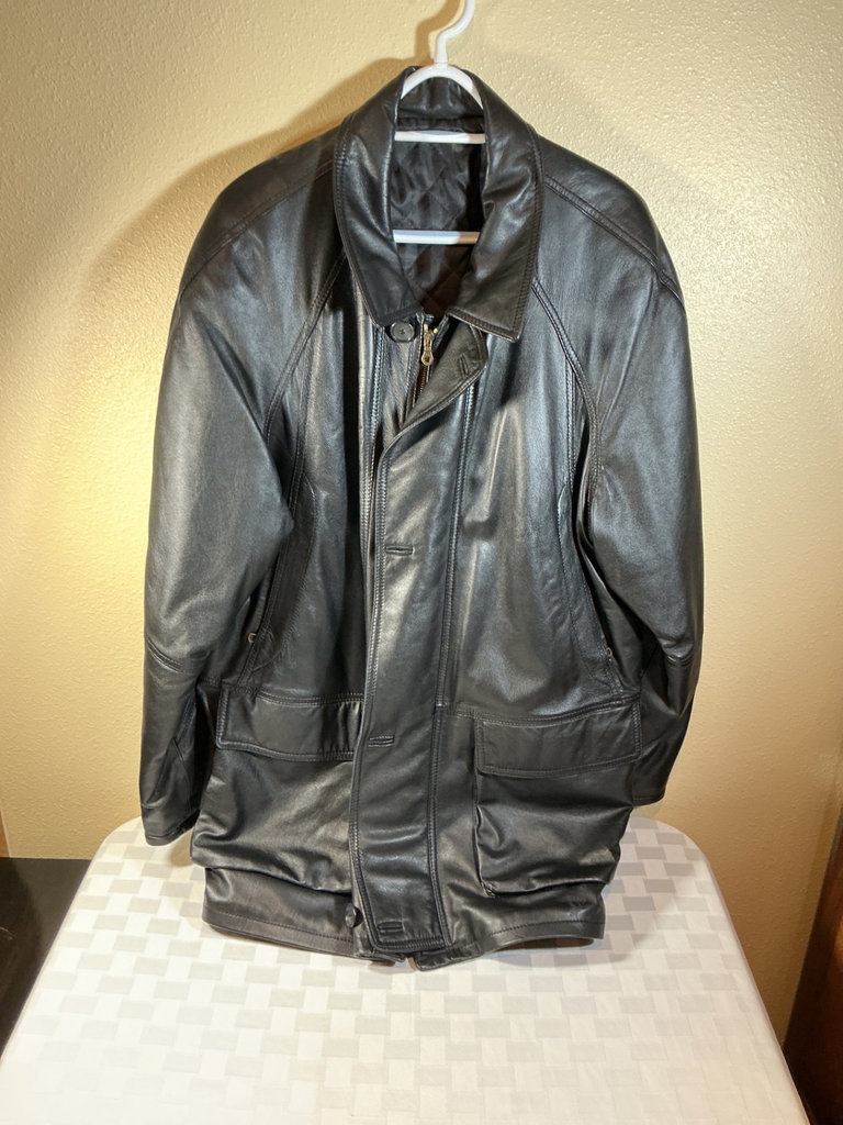 Men's Leather Jackets, and trench coat - image 4 of 9