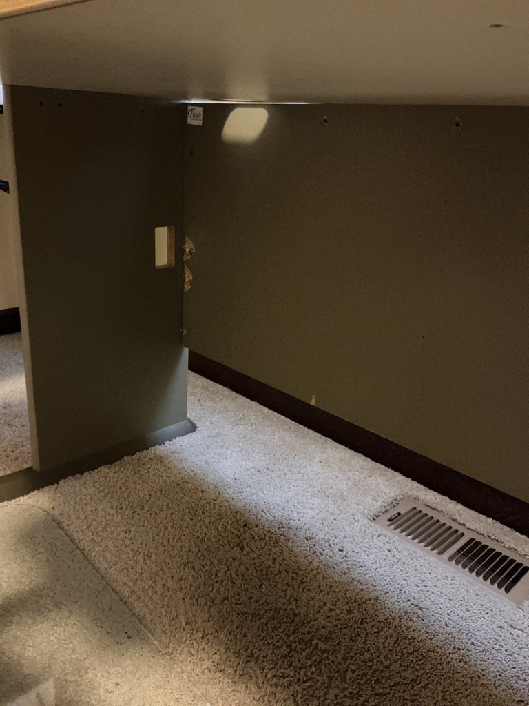 Office Desk Setup with Chair, File Organizers, Bag, and Table Magnifier - image 3 of 9