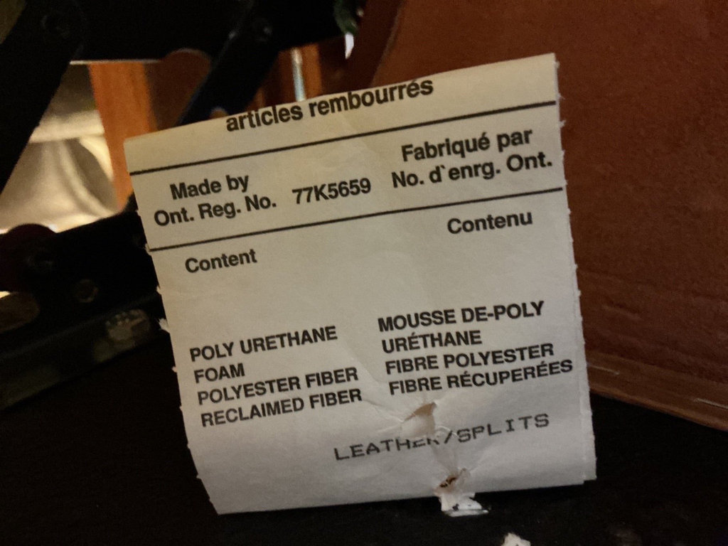 Craftsman Style Brown leather recliner chair  - image 6 of 8