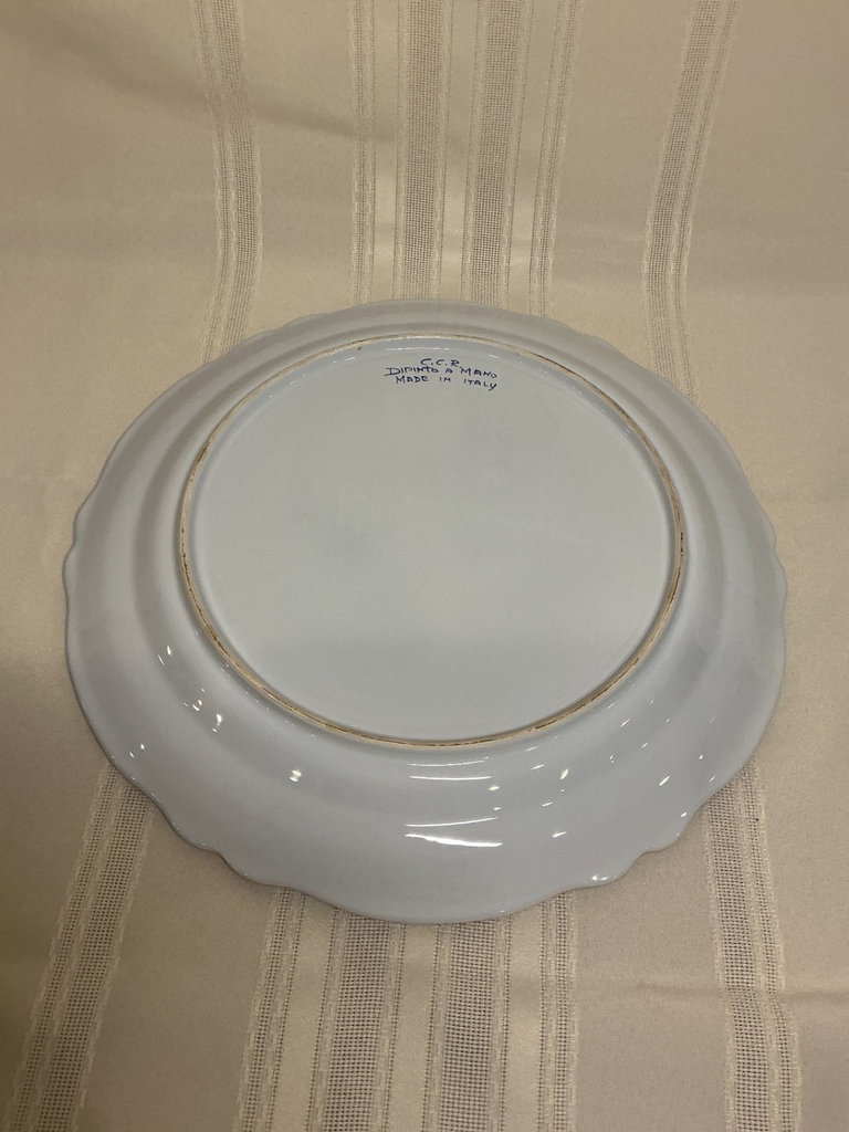 Italian hand-painted ceramic platers. - image 4 of 5