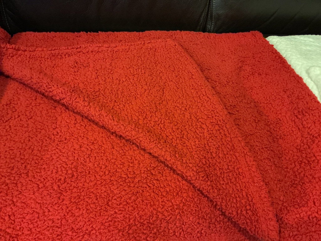 Throw blankets and a decorative pillow - image 5 of 6