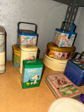 Assorted vintage metal tins and cookie tins - thumbnail 2 of 3