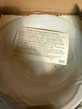 Footed white ceramic serving dish - thumbnail 2 of 2