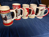 Budweiser Holiday Stein Mugs Collection - thumbnail 1 of 4