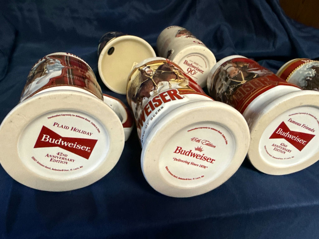 Budweiser commemorative beer steins collection - image 2 of 4