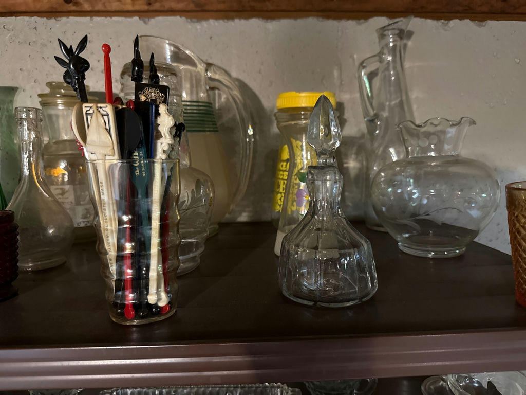 Assorted Glass Bottles, Decanters and Jars - image 2 of 4