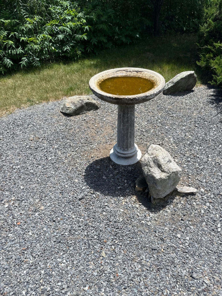 Stone Birdbath - image 1 of 1