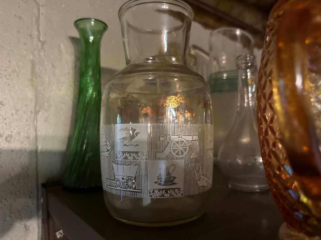 Assorted Glass Bottles, Decanters and Jars - image 3 of 4