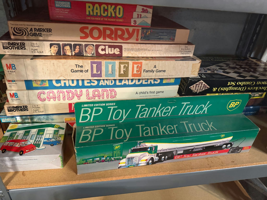 Boxed vintage board games and BP toy sets - image 2 of 3