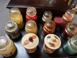 Assorted scented candles and decorative canisters - thumbnail 1 of 3