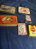 Vintage Tin Playing Card Decks - thumbnail 1 of 2