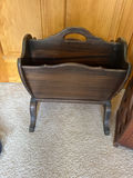 Two wooden magazine racks - thumbnail 2 of 4