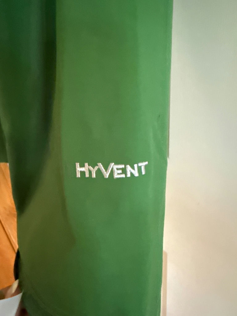 Green and gray The North Face HyVent jacket - image 4 of 4