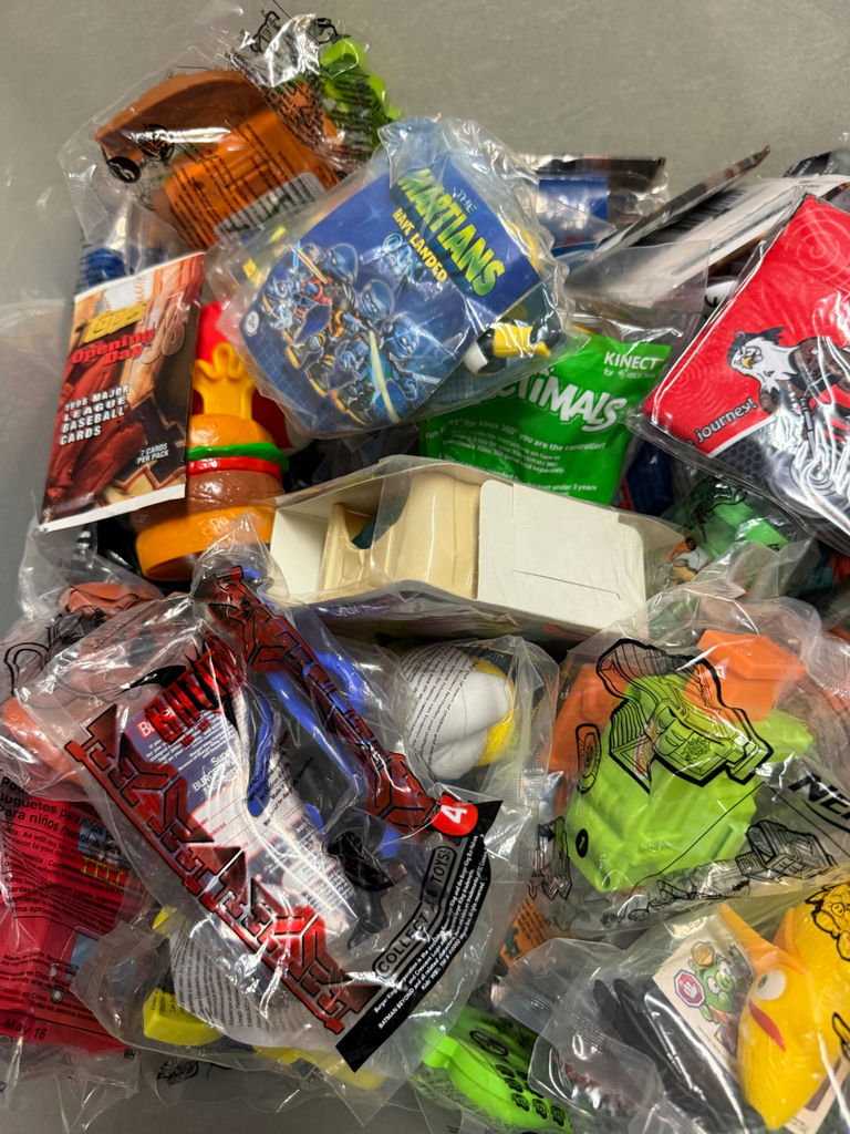 Assorted small toy figures and accessories in bags - image 2 of 6