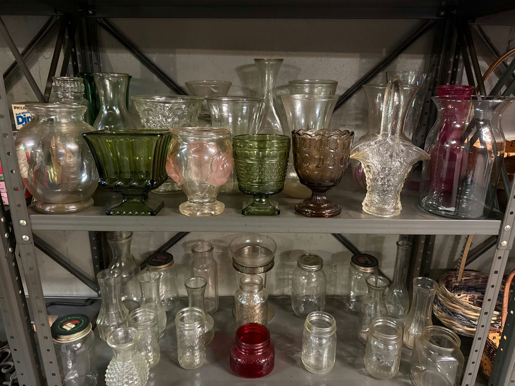 Assorted Glass Jars, Vases, and Glassware - image 1 of 1